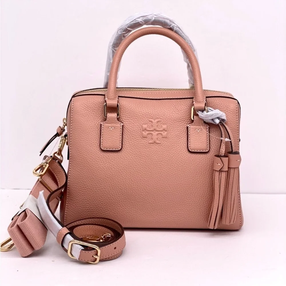 Tory Burch Thea Web Small Satchel Crossbody